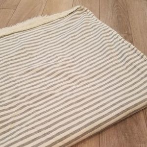 Gray Striped Blanket